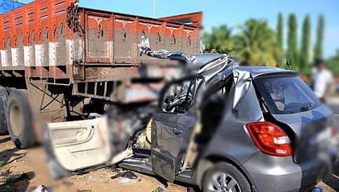 ಮೈಸೂರು-ಹುಣಸೂರು ರಸ್ತೆಯಲ್ಲಿ ಭೀಕರ ಅಪಘಾತ: ಇಬ್ಬರು ಸಾವು