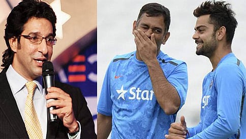 ಕೊಹ್ಲಿ, ಧೋನಿ ಪಾಕ್ಗೆ ಬಂದರೆ ಅಲ್ಲಿ ಟ್ರಾಫಿಕ್ ಜಾಮ್ ಆಗಿಬಿಡುತ್ತದೆ: ವಸೀಂ ಅಕ್ರಂ
