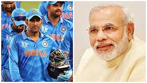 ಸಾಂಪ್ರದಾಯಿಕ ಎದುರಾಳಿ ಪಾಕ್ ಮಣಿಸಿದ ಟೀಂ ಇಂಡಿಯಾಗೆ ಮೋದಿ ಅಭಿನಂದನೆ