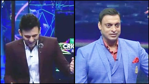 ಪಾಕ್ ಸೋಲು: ತಮಾಷೆ ಮಾಡಿದ ನಿರೂಪಕನ ವಿರುದ್ಧ ಅಖ್ತರ್ ಗರಂ