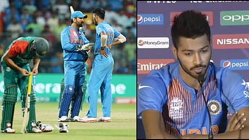 ಕೊನೇ ಓವರ್ ನಲ್ಲಿ ಧೋನಿ ಹೇಳಿದ್ದೇನು..? ಸ್ವತಃ ಪಾಂಡ್ಯಾ ಹೇಳಿದ್ದಾರೆ ಕೇಳಿ