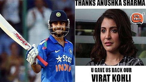 ಥ್ಯಾಂಕ್ಸ್ ಅನುಷ್ಕಾ, ಕೊಹ್ಲಿಯನ್ನು ನಮಗೆ ವಾಪಸ್ ಕೊಟ್ಟಿದ್ದಕ್ಕೆ!
