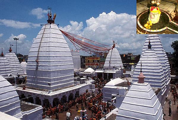 <b>ವೈದ್ಯನಾಥ</b><br>ಶ್ರೀ ವೈದ್ಯನಾಥ ಜ್ಯೋತಿರ್ಲಿಂಗವು ಜಾರ್ಖಂಡ್ ನ ಸಂಥಾಲ್ ಜಿಲ್ಲೆಯಲ್ಲಿದೆ. ದೇವಾಲಯದ ಸುತ್ತಲೂ ಅನೇಕ ಚಿಕ್ಕ ಚಿಕ್ಕ ಮಂದಿರಗಳಿವೆ. ಶ್ರೀ ಗೌರೀ ಮಾತಾ ಮಂದಿರ ಮುಖ್ಯವಾದುದು. ಒಂದೇಪೀಠದ ಮೇಲೆ ಶ್ರೀದುರ್ಗಾ ಮತ್ತು ತ್ರಿಪುರಸುಂದರಿ ಎಂದು ಕರೆಯಲ್ಪಡುವ ಎರಡು ಮೂರ್ತಿಗಳನ್ನು ಪ್ರತಿಷ್ಠಾಪಿಸಿದ್ದ