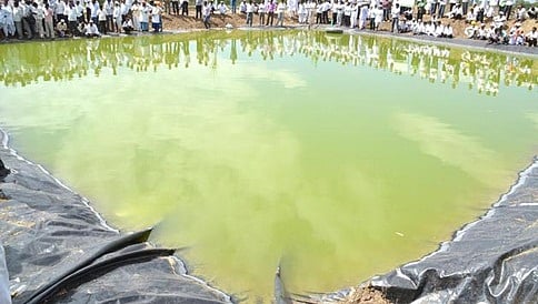 ಕೃಷಿ ಹೊಂಡ ನಿರ್ಮಾಣ, ರೈತರಿಗೆ ವರದಾನ