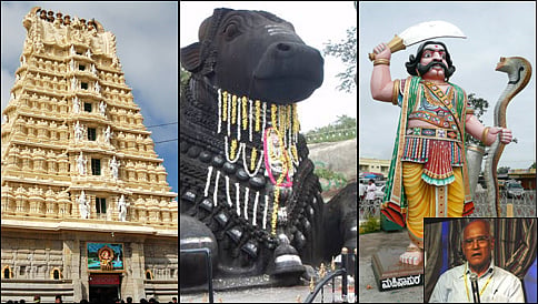 ಅಭಿವೃದ್ಧಿ ಹೆಸರಲ್ಲಿ ನಡೆಯುತ್ತಿರುವ ಚಾಮುಂಡಿ ಬೆಟ್ಟದ ನಾಶ ನಿಲ್ಲಿಸಿ: ಎಸ್ ಎಲ್ ಬೈರಪ್ಪ