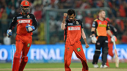 ಆರ್ ಸಿಬಿಗೆ ಗೆಲ್ಲಲು 209 ರನ್ ಗಳ ಗುರಿ ನೀಡಿದ ಹೈದರಾಬಾದ್