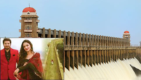 ಅರಮನೆಯಾಯ್ತು ಈಗ ಕೆಆರ್ ಎಸ್ ಡ್ಯಾಮ್ ನಲ್ಲಿ ಜೋಡಿ ಹಕ್ಕಿಗಳ ಫೋಟೋ ಶೂಟ್!