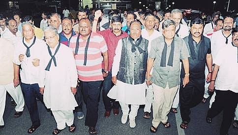ಜಾರ್ಜ್ ರಾಜೀನಾಮೆಗೆ ಆಗ್ರಹ: ಅಧಿವೇಶನ ಆಯ್ತು, ಬೀದಿಗಿಳಿದು ಪ್ರತಿಭಟನೆಗೆ ಬಿಜೆಪಿ ಚಿಂತನೆ