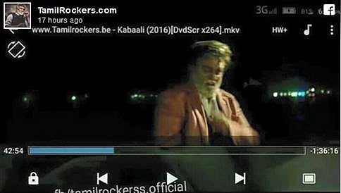 ಆನ್ಲೈನ್ ನಲ್ಲಿ ಕಬಾಲಿ ಚಿತ್ರದ ರಜನಿ ಎಂಟ್ರಿ ಸೀನ್ ಲೀಕ್