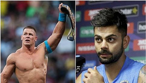 ಡಬ್ಲ್ಯೂಡಬ್ಲ್ಯೂಈ ಸ್ಟಾರ್ ಜಾನ್ ಸೆನಾ ಇನ್ಸ್ಟಾಗ್ರಾಂ ಪೋಸ್ಟ್ ನಲ್ಲಿ ವಿರಾಟ್ ಕೊಹ್ಲಿ!