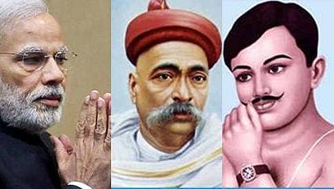 ಆಜಾದ್, ತಿಲಕರಿಗೆ ನಮನ ಸಲ್ಲಿಸಿದ ಪ್ರಧಾನಿ ಮೋದಿ