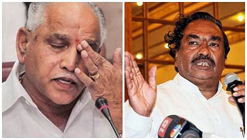 ಬಿಎಸ್ ವೈ ವಿರುದ್ಧ ದೂರು: ದೆಹಲಿಗೆ ಈಶ್ವರಪ್ಪ ನಿಯೋಗ