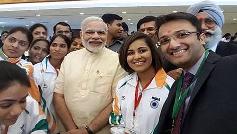 ರಿಯೋ ಒಲಂಪಿಕ್ಸ್ ಅಥ್ಲೀಟ್ ಗಳನ್ನು ಭೇಟಿ ಮಾಡಿ ಶುಭ ಹಾರೈಸಿದ ಪ್ರಧಾನಿ ಮೋದಿ