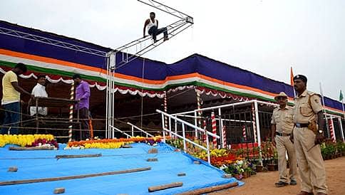 ಬೆಂಗಳೂರು: 70ನೇ ಸ್ವಾತಂತ್ರ್ಯೋತ್ಸವಕ್ಕೆ ಬಿಗಿ ಭದ್ರತೆ, ಪೊಲೀಸ್ ಸರ್ಪಗಾವಲು
