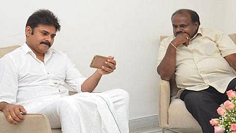 ಚೆನ್ನಾಂಬಿಕಾ ಫಿಲ್ಮ್ ಬ್ಯಾನರ್ನಡಿ ನಟ ಪವನ್ ಕಲ್ಯಾಣ್ಗಾಗಿ ಚಿತ್ರ ನಿರ್ಮಾಣ: ಎಚ್ಡಿಕೆ