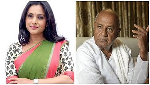 ರಮ್ಯಾ ಬೆಂಬಲಕ್ಕೆ ನಿಂತ ಮಾಜಿ ಪ್ರಧಾನಿ ಎಚ್.ಡಿ ದೇವೇಗೌಡ: ಹೇಳಿಕೆಯಲ್ಲಿ ತಪ್ಪಿಲ್ಲ ಎಂದು ಸಮರ್ಥನೆ