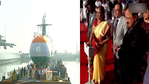 ಸ್ಕಾರ್ಪೀನ್ ಶ್ರೇಣಿಯ 2ನೇ ಜಲಾಂತರ್ಗಾಮಿ ಖಂಡೇರಿ ಲೋಕಾರ್ಪಣೆ