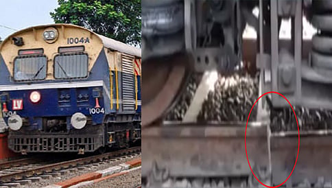ಸಂಭವಿಸಬಹುದಾಗಿದ್ದ ರೈಲು ದುರಂತ ತಪ್ಪಿಸಿದ ಚಾಲಕರ ಸಮಯ ಪ್ರಜ್ಞೆ!