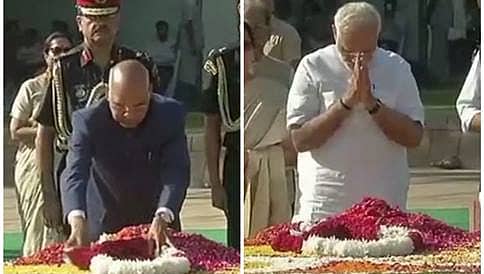 ಲಾಲ ಬಹಾದುರ್ ಶಾಸ್ತ್ರಿ ಜನ್ಮ ದಿನ: ರಾಷ್ಟ್ರಪತಿ, ಪ್ರಧಾನಿಯಿಂದ ಗೌರವ ನಮನ