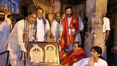 ತಿರುಮಲ ದೇವಾಲಯಕ್ಕೆ ಶ್ರೀಲಂಕಾ ಅಧ್ಯಕ್ಷರ ಭೇಟಿ