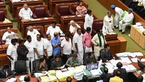 ಜಾರ್ಜ್‌ ರಾಜಿನಾಮೆಗೆ ಬಿಜೆಪಿ ಪಟ್ಟು: ಎರಡನೇ ದಿನದ ಕಲಾಪವೂ ಬಲಿ
