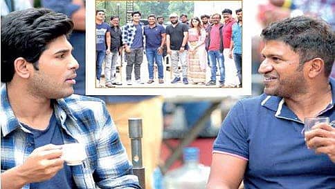 ಅಲ್ಲು ಸಿರಿಶ್ 'ಒಕ್ಕ ಕ್ಷಣಂ' ಚಿತ್ರದ ಶೂಟಿಂಗ್ ಸೆಟ್ಗೆ ಪವರ್ ಟಚ್!