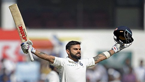 ಲಂಕಾ ವಿರುದ್ಧ ಭರ್ಜರಿ ದ್ವಿಶತಕ ಸಿಡಿಸಿದ ವಿರಾಟ್ ಕೊಹ್ಲಿ