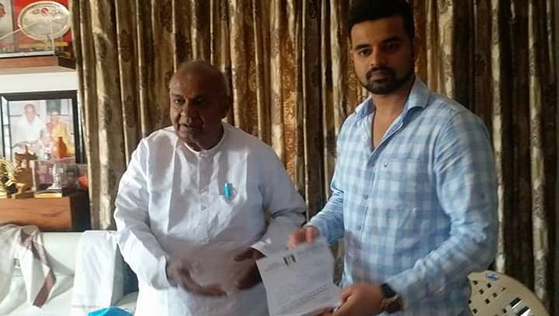 ರೇವಣ್ಣ ಪುತ್ರ ಪ್ರಜ್ವಲ್ ಗೆ ಅಂತೂ ಮಣೆ; ಜೆಡಿಎಸ್ ಪ್ರಧಾನ ಕಾರ್ಯದರ್ಶಿಯಾಗಿ ನೇಮಕ