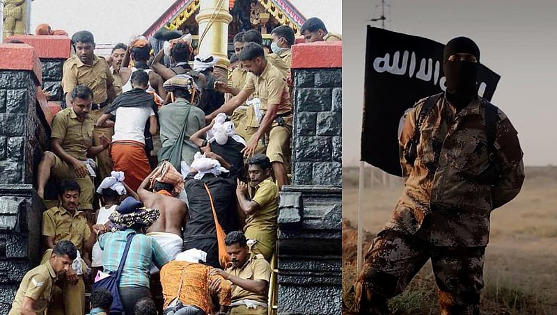 ಶಬರಿಮಲೆ ಮೇಲೂ ಇಸಿಸ್ ಕೆಂಗಣ್ಣು: ವಿಷಾಹಾರ ಮೂಲಕ ದಾಳಿ ಸಾಧ್ಯತೆ