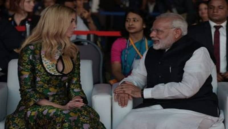 ಹೈದರಾಬಾದ್ ಭೇಟಿ ವೇಳೆ ನೀಡಿದ್ದ ಆತಿಥ್ಯಕ್ಕೆ ಕೆಸಿಆರ್ ಗೆ ಇವಾಂಕಾ ಧನ್ಯವಾದ