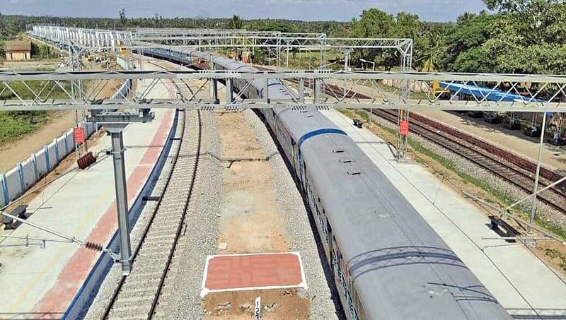 ಬೆಂಗಳೂರು ಮೈಸೂರು ರೈಲ್ವೆ ಮಾರ್ಗದ ವಿದ್ಯುದೀಕರಣ ಕಾಮಗಾರಿ ಪೂರ್ಣ