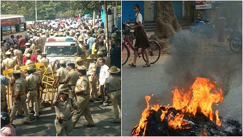 ಮಹದಾಯಿ ವಿವಾದ: ರಾಜ್ಯದ ಹಲವೆಡೆ ಪ್ರತಿಭಟನೆ; ಬಿಜೆಪಿ ನಾಯಕರ ಪ್ರತಿಕೃತಿ ದಹನ