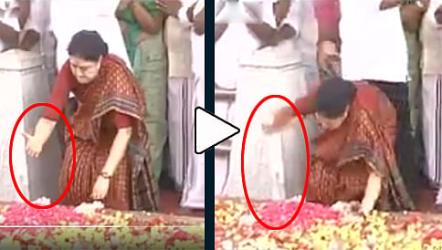 ಜಯಾ ಸಮಾಧಿಗೆ ಜೋರಾಗಿ ತಟ್ಟಿದ ಶಶಿಕಲಾ; ಅಸಹಾಯಕತೆಯ ರೋಷವೋ ಇಲ್ಲಾ ಶಪಥವೋ?
