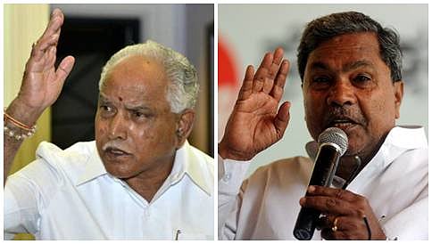 ಬಿಜೆಪಿ ಅಧಿಕಾರಕ್ಕೆ ಬಂದರೆ ಸಿದ್ದರಾಮಯ್ಯ ಜೈಲಿಗೆ: ಯಡ್ಡಿ; ದೇಶದಲ್ಲೇ ಯಡ್ಡಿ ಮಹಾ ಭ್ರಷ್ಟ: ಸಿದ್ದು