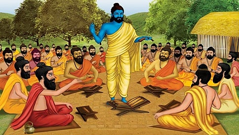 ಹರಿಶ್ಚಂದ್ರನ ಸತ್ಯಸಂಧತೆ: ವಿಶ್ವಾಮಿತ್ರರು-ವಸಿಷ್ಠರ ನಡುವೆ ವಾದ ಪ್ರತಿವಾದ