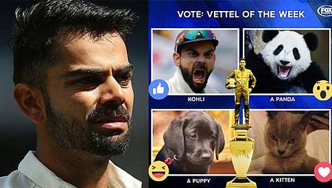 ಆಸ್ಟ್ರೇಲಿಯಾ ಮಾಧ್ಯಮದ ಕಿತಾಪತಿ: ಕೊಹ್ಲಿಯನ್ನು ಪ್ರಾಣಿಗಳಿಗೆ ಹೋಲಿಸಿ ಛೇಡಿಸಿರುವ ಪೋಸ್ಟ್ ವೈರಲ್