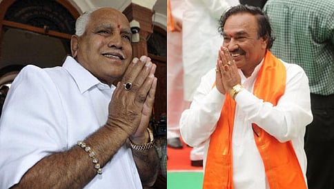 ರಾಜಕೀಯ ನಾಯಕರ ಕಾಲಿಗೆ ಬೀಳುವುದು ಸಂಸ್ಕೃತಿಯಲ್ಲ, ವಿಕೃತಿ: ಯಡ್ಡಿಗೆ ಈಶ್ವರಪ್ಪ ಟಾಂಗ್
