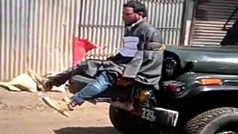 ಸೇನಾ ವಾಹನಕ್ಕೆ ಪ್ರತಿಭಟನಾಕಾರನ ಕಟ್ಟಿದ ಪ್ರಕರಣ: ಸೇನೆ ವಿರುದ್ಧ ಎಫ್ ಐಆರ್ ದಾಖಲು!