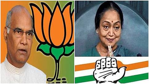 ರಾಷ್ಟ್ರಪತಿ ಚುನಾವಣೆ: ಕೋವಿಂದ್ಗೆ ಪ್ರತಿಸ್ಪರ್ಧಿಯಾಗಿ ಕಾಂಗ್ರೆಸ್ ಮಿತ್ರಪಕ್ಷಗಳಿಂದ ಮೀರಾ ಕಣಕ್ಕೆ