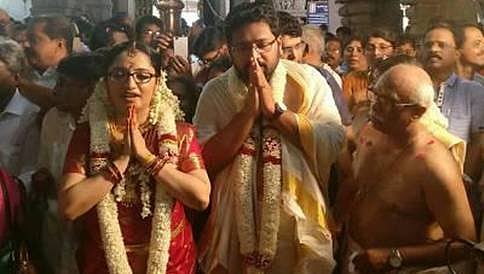 ಐಎಎಸ್ ಅಧಿಕಾರಿ ಜೊತೆ ಕೇರಳ ಕಾಂಗ್ರೆಸ್ ಶಾಸಕನ ವಿವಾಹ
