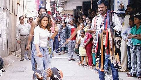 'ಕಾಲೇಜ್ ಕುಮಾರ್' ವಿಲ್ಲನ್ ಗೆ ನಟಿ ಸಂಯುಕ್ತಾ ಹೆಗ್ಡೆ ಪಂಚ್!