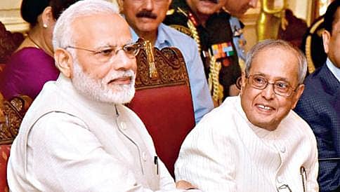 ಪ್ರಣಬ್ ನನಗೆ ತಂದೆಯಂತೆ ಮಾರ್ಗದರ್ಶನ ನೀಡಿದರು: ಭಾವುಕರಾದ ಪ್ರಧಾನಿ ಮೋದಿ