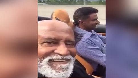 ಸೂಪರ್ ಸ್ಟಾರ್ ರಜನಿಕಾಂತ್ರ ಮೊದಲ ಸೆಲ್ಫಿ ವಿಡಿಯೋ ವೈರಲ್