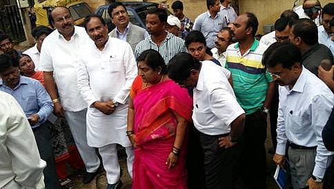 ಮಳೆಯಿಂದ ಹಾನಿಗೊಳಗಾದ ಪ್ರದೇಶಗಳಿಗೆ ಜಾರ್ಜ್ ಭೇಟಿ: ನಿವಾಸಿಗಳಿಂದ ಸಚಿವರಿಗೆ ತರಾಟೆ