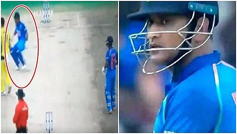 ಮೈದಾನದಲ್ಲೇ ಕೇದಾರ್ ಜಾದವ್ಗೆ ಧೋನಿ ಕೆಂಗಣ್ಣು ಬೀರಿದ್ದೇಕೆ ಗೊತ್ತಾ!
