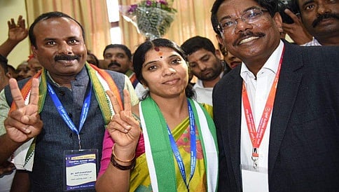 ಬಿಬಿಎಂಪಿಗೆ ಹೊಸ ಸಾರಥಿ: ಸಂಪತ್ ರಾಜ್ ಮೇಯರ್, ಪದ್ಮಾವತಿ ನರಸಿಂಹಮೂರ್ತಿ ಉಪ ಮೇಯರ್