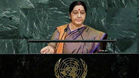 ವಿಶ್ವಸಂಸ್ಥೆ ಭಾಷಣದಲ್ಲಿ ಪಾಕಿಸ್ತಾನ ವಿರುದ್ಧ ಸುಷ್ಮಾ ಸ್ವರಾಜ್ ಟೀಕೆ: ಚೀನಾ ಮಾಧ್ಯಮ ಖಂಡನೆ
