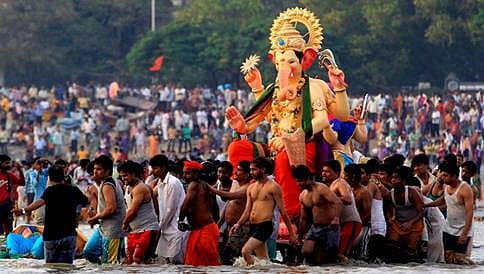 ಗಣಪತಿ ವಿಸರ್ಜನೆ: ಮುಂಬೈನಲ್ಲಿ ಹೆಚ್ಚಿದ ಭದ್ರತೆ, 40,000 ಪೊಲೀಸರ ನಿಯೋಜನೆ, 5000 ಸಿಸಿಟಿವಿ, ಡ್ರೋನ್'ಗಳ ಕಣ್ಗಾವಲು
