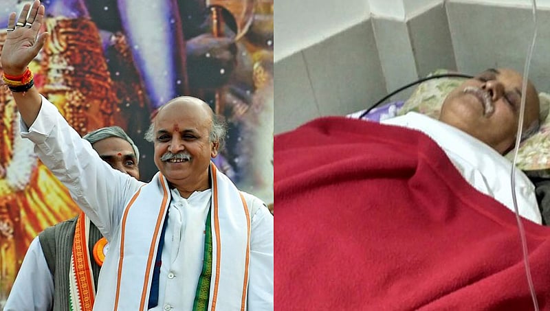 ನಾಪತ್ತೆಯಾಗಿದ್ದ ವಿಶ್ವ ಹಿಂದೂ ಪರಿಷತ್ ನಾಯಕ ಪ್ರವೀಣ್ ತೊಗಾಡಿಯಾ ಪ್ರಜ್ಞಾಹೀನ ಸ್ಥಿತಿಯಲ್ಲಿ ಪತ್ತೆ!