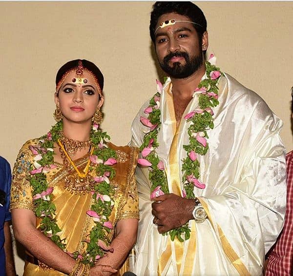 ದಾಂಪತ್ಯ ಜೀವನಕ್ಕೆ ಕಾಲಿಟ್ಟ ಬಹುಭಾಷಾ ನಟಿ ಭಾವನಾ; ನಿರ್ಮಾಪಕ ನವೀನ್ ಜೊತೆ ವಿವಾಹ